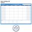 AT-A-GLANCE 30/60-Day Undated Horizontal Erasable Wall Planner, 36 x 24, White/Blue Thumbnail 2