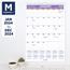 AT-A-GLANCE Monthly Wall Calendar with Ruled Daily Blocks, 15 1/2 in x 22 3/4 in, White, 2024 Thumbnail 2