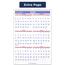 AT-A-GLANCE Monthly Wall Calendar with Ruled Daily Blocks, 15 1/2 in x 22 3/4 in, White, 2024 Thumbnail 8