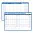AT-A-GLANCE 30/60-Day Undated Horizontal Erasable Wall Planner, 48" x 32", White/Blue Thumbnail 1