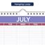 AT-A-GLANCE Recycled Monthly Academic Wall Calendar, Page Size 12" x 17", 12 Months (July-June), 2023-2024 Thumbnail 6