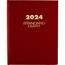 AT-A-GLANCE Standard Daily Diary, Recycled, Red, 7 1/2 in x 9 7/16 in, 2024 Thumbnail 1
