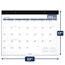 AT-A-GLANCE Easy-to-Read Monthly Desk Pad, 22 in x 17 in, Easy-to-Read, 2024 Thumbnail 4