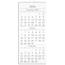 AT-A-GLANCE Three-Month Reference Wall Calendar, 12" x 27", 2021-2022 Thumbnail 1