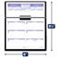 AT-A-GLANCE Flip-A-Week Desk Calendar and Base, 5 5/8 in x 7 in, White, 2024 Thumbnail 4