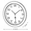 Alba™ Silent Wall Clock, 12", Gray Thumbnail 2