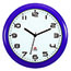 Alba™ Silent Wall Clock, Purple, 12 in. Thumbnail 1