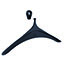 Alba™ Coat Hangers, Black, 12 Hangers Thumbnail 3