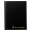 Adams Account Book, 2 Column, Black Cover, 80 Pages, 7" x 9 1/4", 6/CT Thumbnail 1