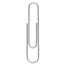 ACCO Smooth Economy Paper Clip, Steel Wire, No. 1, Silver, 100/BX, 10 BX/PK Thumbnail 4