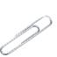 ACCO Nonskid Economy Paper Clips, Steel Wire, No. 1, Silver, 100/Box, 10 Boxes/Pack Thumbnail 3