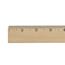Westcott® Wood Ruler with Single Metal Edge, 12 in. Thumbnail 3
