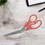 Westcott Value Line Stainless Steel Shears, 8", Bent, Red Thumbnail 5