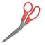 Westcott Value Line Stainless Steel Shears, 8", Bent, Red Thumbnail 1