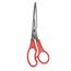 Westcott® Value Line Stainless Steel Scissors, 8 in. Straight, Red Thumbnail 1