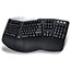Adesso Tru-Form Media Contoured Ergonomic Keyboard - USB - 105 Keys - Black Thumbnail 10