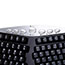 Adesso Tru-Form Media Contoured Ergonomic Keyboard - USB - 105 Keys - Black Thumbnail 9