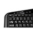 Adesso Tru-Form 4500, 2.4GHz Wireless Ergonomic Touchpad Keyboard, Black Thumbnail 3