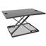 Alera AdaptivErgo Ultra-Slim Sit-Stand Desk, 31.33" x 21.63" x 1.5" to 16", Black Thumbnail 1