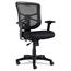 Alera Alera Elusion Series Mesh Mid-Back Swivel/Tilt Chair, Supports Up to 275 lb, 17.9" to 21.8" Seat Height, Black Thumbnail 1