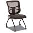 Alera Alera Elusion Mesh Nesting Chairs, Supports Up to 275 lb, Black, 2/Carton Thumbnail 1