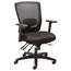 Alera Alera Envy Series Mesh Mid-Back Multifunction Chair, Supports Up to 250 lb, 17" to 21.5" Seat Height, Black Thumbnail 1