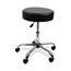 Alera Height Adjustable Lab Stool, Backless, Supports Up to 275 lb, 19.69" to 24.80" Seat Height, Black Seat, Chrome Base Thumbnail 1