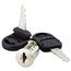 Alera Core Removable Lock and Key Set, Silver, Two Keys/Set Thumbnail 1