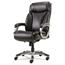 Alera Alera Veon Series Executive High-Back Bonded Leather Chair, Supports Up to 275 lb, Black Seat/Back, Graphite Base Thumbnail 1