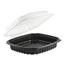 Anchor Packaging Culinary Basics Microwavable Container, 36 oz, Clear/Black, 100/Carton Thumbnail 1