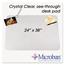 Artistic KrystalView Desk Pad with Antimicrobial Protection, Glossy, 38 x 24, Clear Thumbnail 7