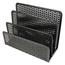 Artistic Urban Collection Punched Metal Letter Sorter, 6 1/2 x 3 1/4 x 5 1/2, Black Thumbnail 5
