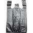 Access Packaging Corp. Black Poly T Sak Bag, 12" x 7" x 23", 18 Micron, 600/CT Thumbnail 1