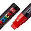 Auto Supplies Uni POSCA Water-Based Paint Marker, Rectangular Tip, Red, 5/EA Thumbnail 3