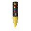 Auto Supplies Uni POSCA Water-Based Paint Marker, Chisel Tip, Yellow Thumbnail 4