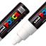 Auto Supplies Uni POSCA Water-Based Paint Marker, Bullet Tip, White, 6/EA Thumbnail 3