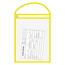 Auto Supplies WorkTicket Holder, Neon Yellow, Clear Front & Back, 10" x 13", 5/BX Thumbnail 1