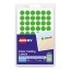 Avery Removable Color-Coding Labels, Neon Green, Handwrite Only, 1/2" Diameter, 840/PK Thumbnail 1