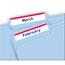 Avery File Folder Labels on 4 in x 6 in Sheets, Easy Peel, Print and Handwrite, 2/3 in x 3-7/16 in, White and Red, 252/Pack Thumbnail 2