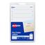Avery File Folder Labels on 4 in x 6 in Sheets, Easy Peel, Print and Handwrite, 2/3 in x 3-7/16 in, White, 252/Pack Thumbnail 1