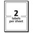 Avery Removable Labels, Removable Adhesive, 3 in x 4 in, 80/Pack Thumbnail 5