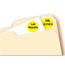 Avery Printable Color-Coding Labels, Removable Adhesive, 3/4 in Round, Yellow, 1,008/Pack Thumbnail 3