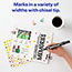 Marks-A-Lot® Large Desk-Style Permanent Marker, Chisel Tip, Black, 1/DZ Thumbnail 5