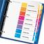 Avery Customizable Table of Contents Dividers, Printable, Preprinted 1-8  Multicolor Tabs, 6 ST/PK Thumbnail 5
