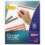 Avery Print & Apply Clear Label Unpunched Dividers, Index Maker® Easy Apply™ Printable Label Strip, 8 White Tabs, 25/BX Thumbnail 1