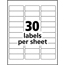 Avery Matte Clear Easy Peel Mailing Labels w/ Sure Feed Technology, Inkjet Printers, 1 x 2.63, 30/Sheet, 10 Sheets/PK Thumbnail 5