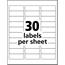 Avery Laser/Inkjet EcoFriendly Address Labels, 1" x 2.63", White, 3000 Labels Thumbnail 8