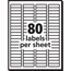 Avery EcoFriendly Return Address Labels, Permanent Adhesive, 1/2" x 1 3/4", 8,000/BX Thumbnail 3