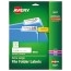 Avery Extra-Large File Folder Labels, Permanent Adhesive, 15/16" x 3 7/16", 450/PK Thumbnail 1