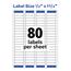 Avery Laser Easy Peel Return Address Labels, 0.5" x 1.75", White, 8000 Labels Thumbnail 4
